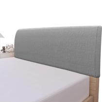 Capa de cabeceira de cama Easy-Going Stretch Jacquard cinza claro