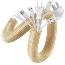 Capa de cabo AGPTEK, 5 pés e 1,2 polegadas, cor de madeira, pacote com 2 unidades