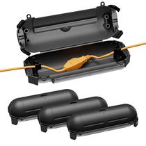 Capa de cabo de extensão externa iwillink 5,5x6x18 cm à prova d'água