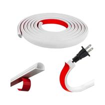 Capa De Cabo De Piso Autoadesiva Flexível 1/2/3/5 Metros, Ocultador De Cabos De Parede, Duto Para