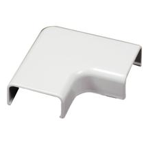 Capa de cabo Wiremold C56 Flat Elbow Organizer branca