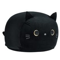 Capa de cadeira Bean Bag para armazenamento de animais de pelúcia Black Cat Capa de cadeira Bean Bag para armazenamento de animais de pelúcia Black Cat
