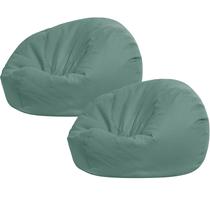Capa de cadeira Bean Bag Sliner para armazenamento de animais de pelúcia x2 Capa de cadeira Bean Bag Sliner para armazenamento de animais de pelúcia x2