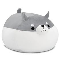 Capa de cadeira Bean Bag Stuffed Animal Storage Cuebear Grey Capa de cadeira Bean Bag Stuffed Animal Storage Cuebear Grey