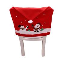 Capa De Cadeira De Natal Com Papai Noel, Boneco De Neve E Rena, Decorações Para Casa, Enfeites De Capa De Cadeira De Natal Com Papai Noel, Boneco De Neve E Rena, Decorações Para Casa, Enfeites De