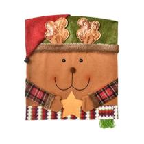 Capa De Cadeira De Natal Papai Noel Boneco De Neve Decoração De Casa Ano Novo Adereços De Natal Para