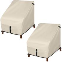 Capa de cadeira de pátio Porch Shield Waterproof Outdoor, pacote com 2 Capa de cadeira de pátio Porch Shield Waterproof Outdoor, pacote com 2