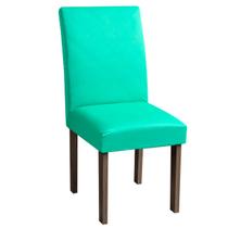 Capa De Cadeira Em Malha Gel 04 Lugares Para Sala de Jantar Área Gourmet Cozinha Moderna Elegante Com Elástico Para Melhor Ajuste