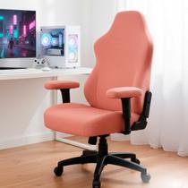 Capa De Cadeira Gamer Luxo Ajustável Malha Matelada