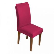 Capa De Cadeira Guilherme Confecções Kit 4 Peças Pink