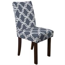 Capa de Cadeira Jantar Malha Elastex Luxo Geo Chumbo Capa de Cadeira Jantar Malha Elastex Luxo Geo Chumbo