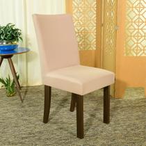 Capa de Cadeira Jantar Malha Spandex Envio 24h Avelã
