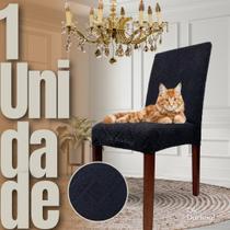Capa de Cadeira Linha Gold Anti Gato Indiana - Preto