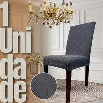 Capa de Cadeira Linha Gold Holandesa - Cinza Capa de Cadeira Linha Gold Holandesa - Cinza