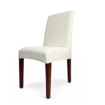 Capa de Cadeira Linha Gold Holandesa - Creme Capa de Cadeira Linha Gold Holandesa - Creme