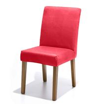 Capa De Cadeira Lisa Para Mesa De Jantar Em Malha Gel Vermelho Vitalícia