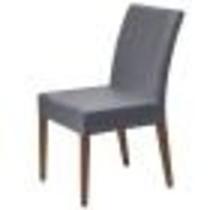 Capa de cadeira malha cinza - adomes