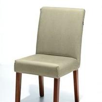 Capa de cadeira malha couro areia - bella janela Capa de cadeira malha couro areia - bella janela