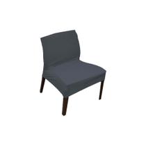 Capa de Cadeira Master Flexível Cinza Sultan