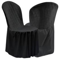 Capa De Cadeira Matelado Festa Buffet c/Babado Protetor Liso