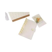 Capa De Caderno A6 A5 Com Glitter Rosa Dourado, Diário Brilhante, Planejador, Material Escolar