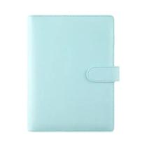 Capa De Caderno DIY Em Couro PU Cor Macaron A6 A5 Diário Planejador Material Escolar