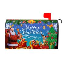 Capa de caixa de correio Dacawin Santa Christmas Waterproof 65x53 cm