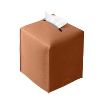 Capa De Caixa De Lenços De Couro PU Moderna, Organizador Decorativo Para Banheiro, Bancada, Mesas De