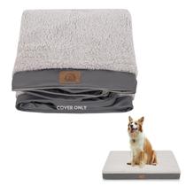 Capa de cama para cães Sunheir lavável e macia de pelúcia impermeável 44x32cm Capa de cama para cães Sunheir lavável e macia de pelúcia impermeável 44x32cm