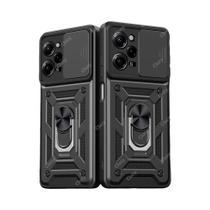 Capa De Câmera À Prova De Choque Redmi Note12 13 pro plus Com Suporte Magnético Para Carro E Anel De