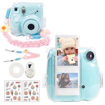 Capa de câmera CAIYOULE Clear para Fujifilm Instax Mini 7+ com AC