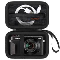 Capa de câmera Canboc para Canon PowerShot G7 X Mark II/III preta Capa de câmera Canboc para Canon PowerShot G7 X Mark II/III preta