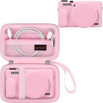 Capa de câmera Canboc para Canon PowerShot G7X Mark III rosa Capa de câmera Canboc para Canon PowerShot G7X Mark III rosa
