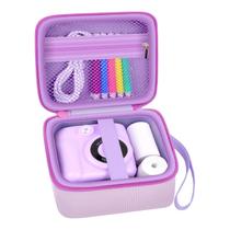 Capa de câmera infantil de impressão instantânea compatível com ESOXOFFORE para Dylanto para DUDUDRAGON para GKTZ para Dafotil para Careenoah para Aasonida Toddler Digital Video Prints Bolsa de armazenamento de papel (somente caixa) roxa Capa de câmera infantil de impressão instantânea compatível com ESOXOFFORE para Dylanto para DUDUDRAGON para GKTZ para Dafotil para Careenoah para Aasonida Toddler Digital Video Prints Bolsa de armazenamento de papel (somente caixa) roxa