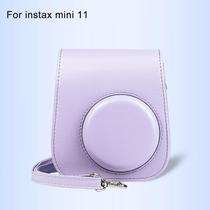 Capa de câmera instantânea para bolsa de couro Instax Mini 11 Capa protetora de cor sólida