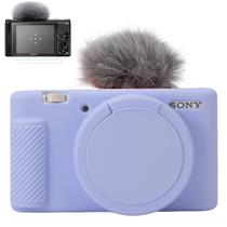 Capa de câmera Pocoukate para Sony ZV-1, ZV1 com protetor de tela Capa de câmera Pocoukate para Sony ZV-1, ZV1 com protetor de tela