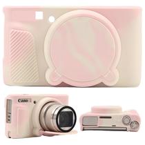 Capa de câmera SZHSYJY para Canon PowerShot SX740/SX730 Mist Pink Capa de câmera SZHSYJY para Canon PowerShot SX740/SX730 Mist Pink