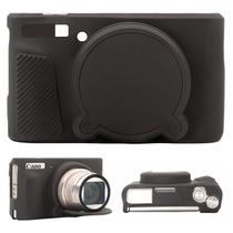 Capa de câmera SZHSYJY para Canon PowerShot SX740/SX730 preta Capa de câmera SZHSYJY para Canon PowerShot SX740/SX730 preta