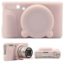 Capa de câmera SZHSYJY para Canon PowerShot SX740/SX730 rosa Capa de câmera SZHSYJY para Canon PowerShot SX740/SX730 rosa