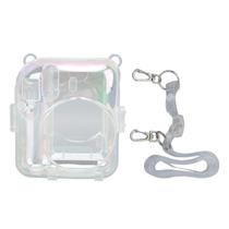 Capa de câmera Yoidesu Clear para Fujifilm Instax Mini 12 com alça