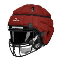 Capa de capacete Guardian Cap Soft-Shell para futebol vermelho