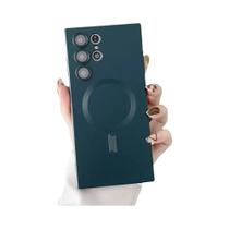 Capa De Carregamento Sem Fio Magnética Magsafe Para Samsung Galaxy S24 S23 S22 S21 S20 Note20 Ultra