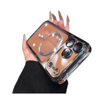 Capa De Carregamento Sem Fio Magsafe De Luxo Transparente Para iPhone 17 pro Max, Capa Protetora Capa De Carregamento Sem Fio Magsafe De Luxo Transparente Para iPhone 17 pro Max, Capa Protetora