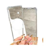 Capa De Carregamento Sem Fio Magsafe Transparente E À Prova De Choque Para Samsung Galaxy Z Fold 7 6