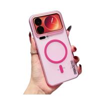 Capa De Carregamento Sem Fio MagSafe Transparente Fosca Para Xiaomi RedMi K80 K70 K60 Note 14 13 pro