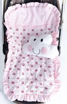 Capa de carrinho Coroa Rosa