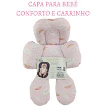 Capa de Carrinho e Bebê Conforto 100% Algodão Menina