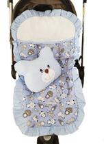 Capa de carrinho Ursinho Azul