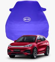 Capa de Carro BYD Yuan Plus Tecido Lycra Premium Capa de Carro BYD Yuan Plus Tecido Lycra Premium