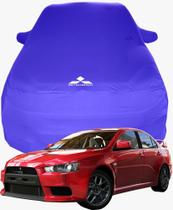 Capa de Carro Mitisubishi Lancer Evolution Aerofólio Tecido Lycra Premium